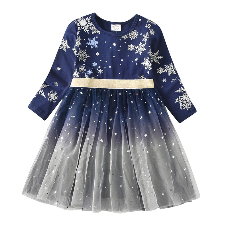 Snowflake Sequins Dress