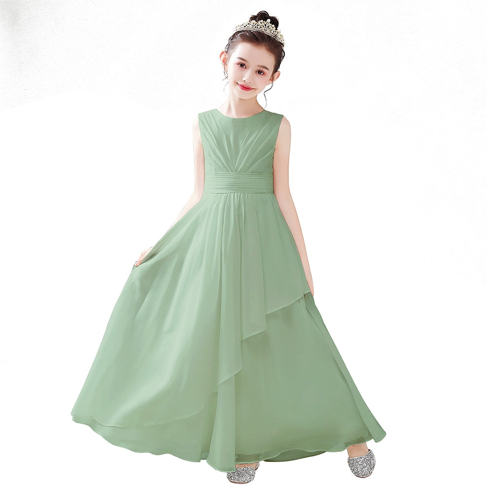 Chiffon Flower Girl Dress