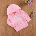 Long Sleeve Top Letter Printed Hoodie