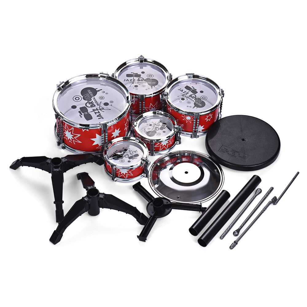 Jazz Drum Set with Small Stool