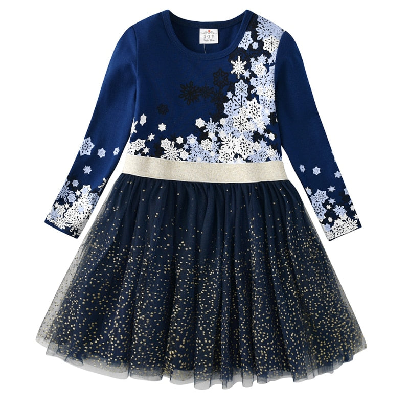 Snowflake Sequins Dress