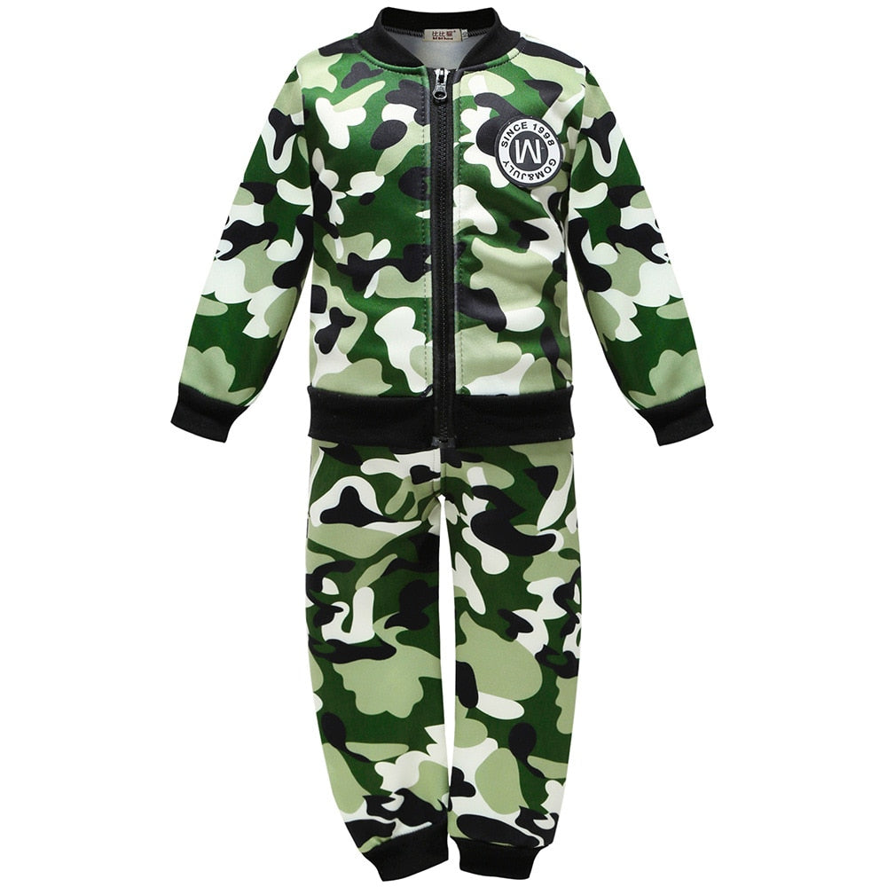 Camouflage Sports Clothing Set