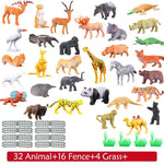 53Pcs/set Animal Toy Simulation