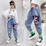 Cartoon Casual Denim