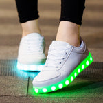 USB Charger LED Glowing Sneakers