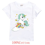 Unicorn Kids Cartoon Outfits Baby