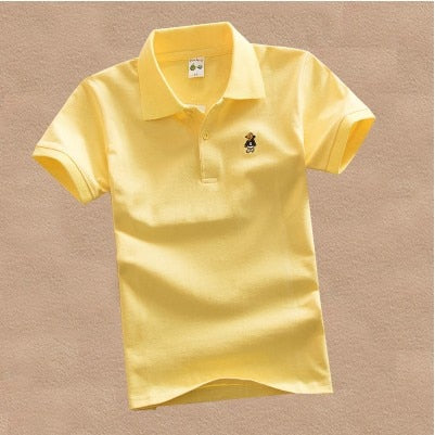 Solid Colour Polo Shirt