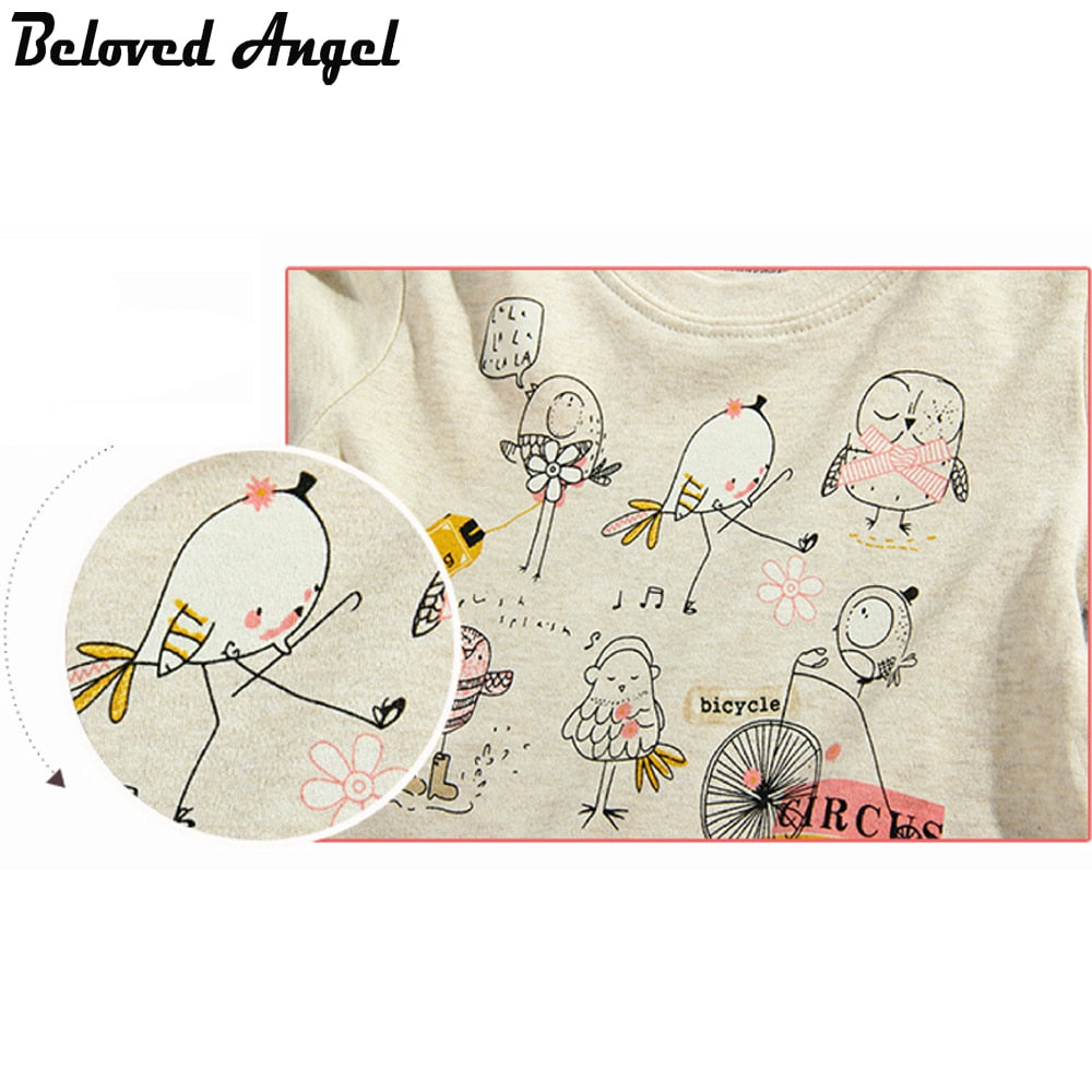 Cartoon Bird T-Shirt