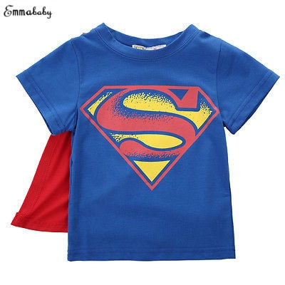 Superheroes T-Shirt with Cape