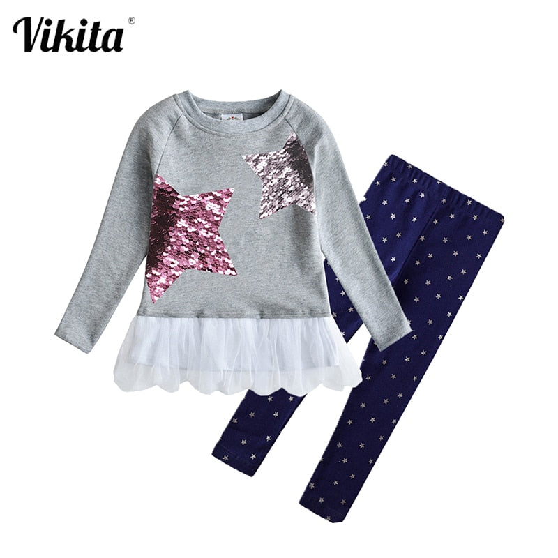 Girls Spring Autumn Clothing Set