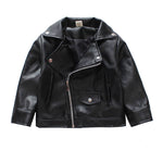 Faux Leather Bomber Jacket