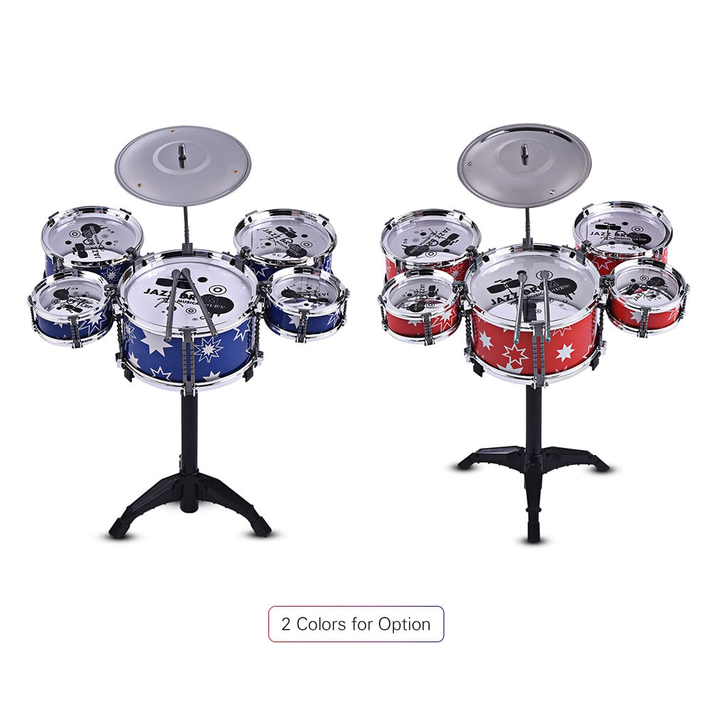 Jazz Drum Set with Small Stool