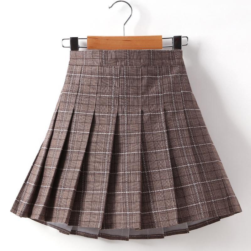 High Waist Pleated Skirt