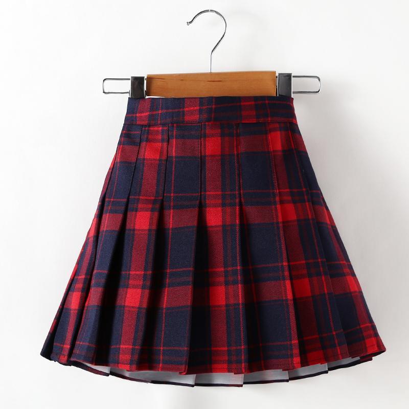 High Waist Pleated Skirt