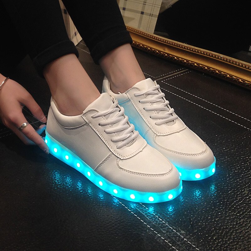 USB Charger LED Glowing Sneakers