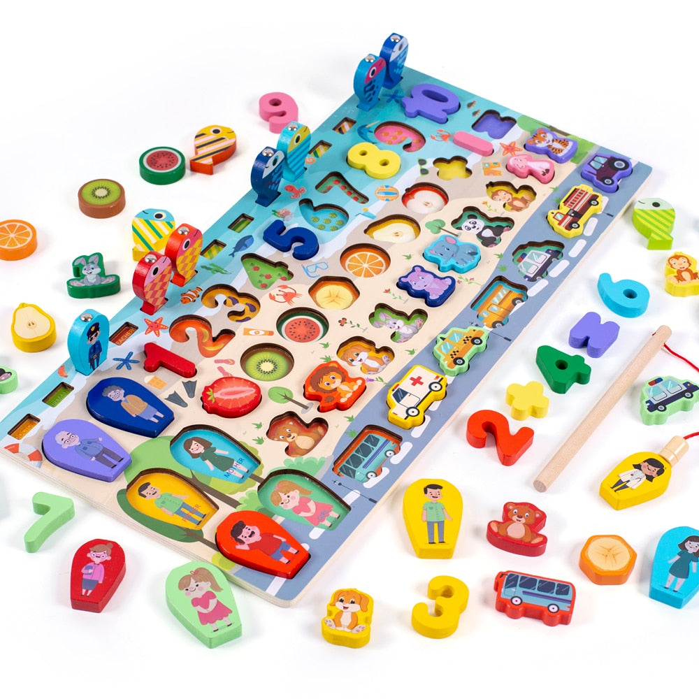 Montessori Educational Wooden Toys