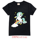 Unicorn Kids Cartoon Outfits Baby