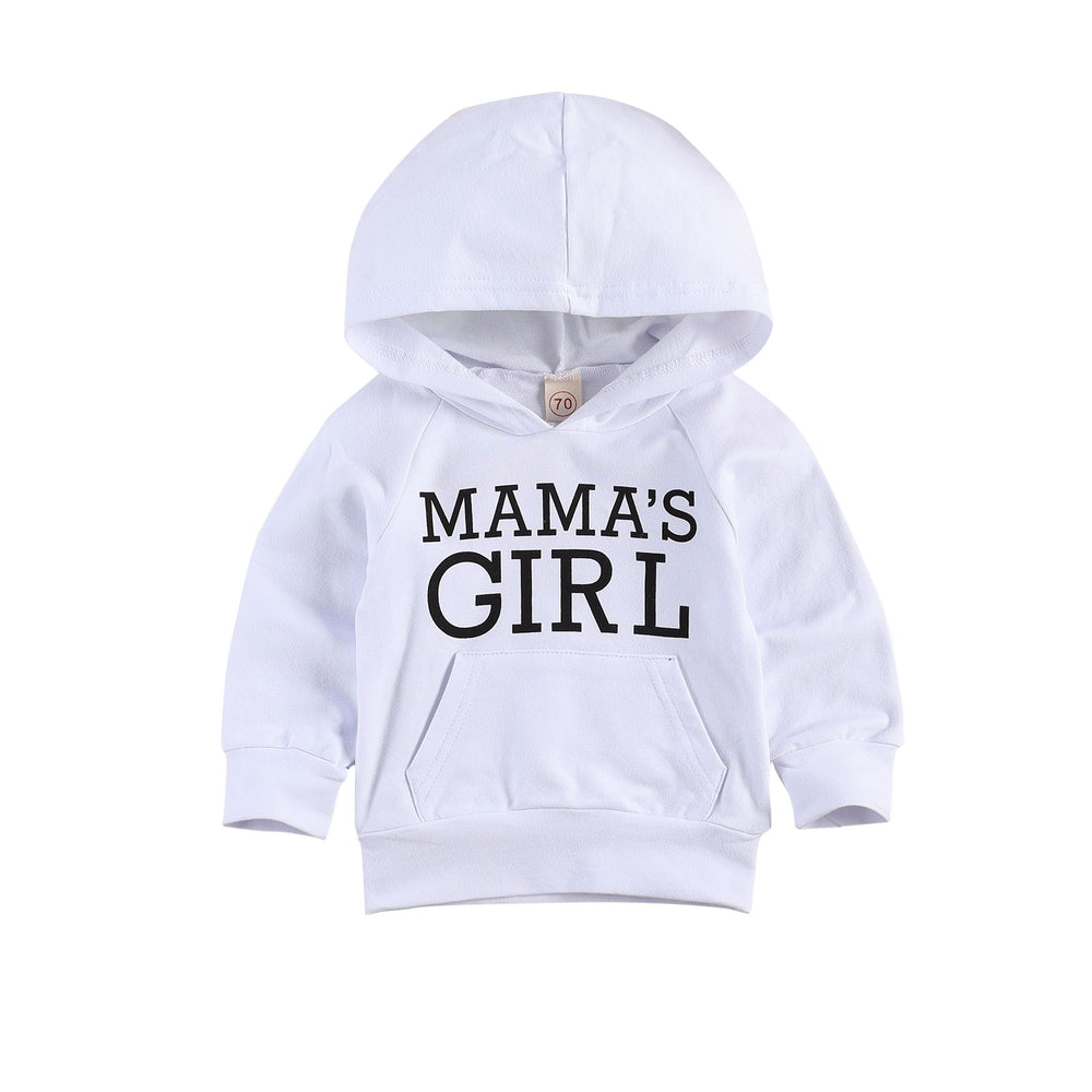 Long Sleeve Top Letter Printed Hoodie