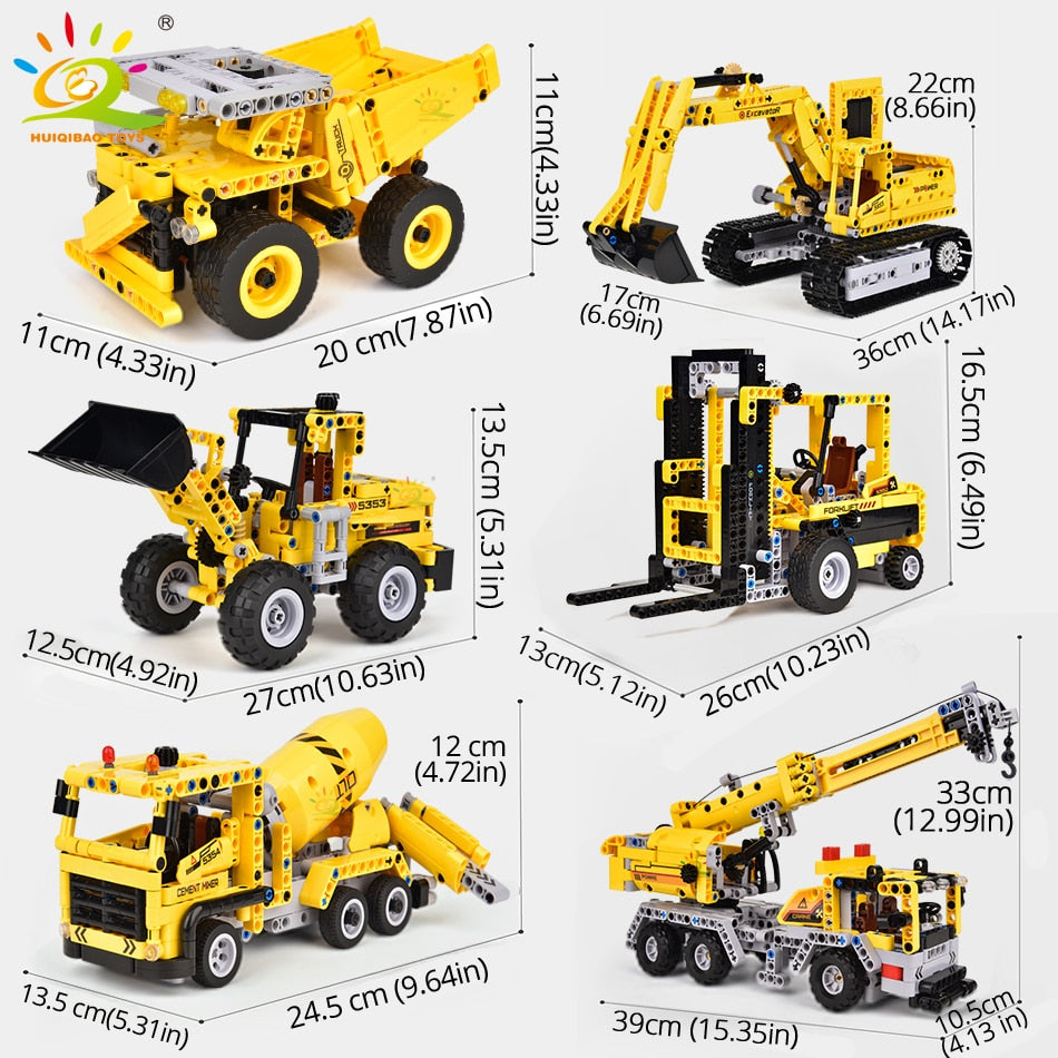 Excavator Bulldozer Toy Car