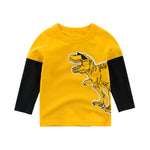 Cartoon Dinosaur Long Sleeve T Shirt