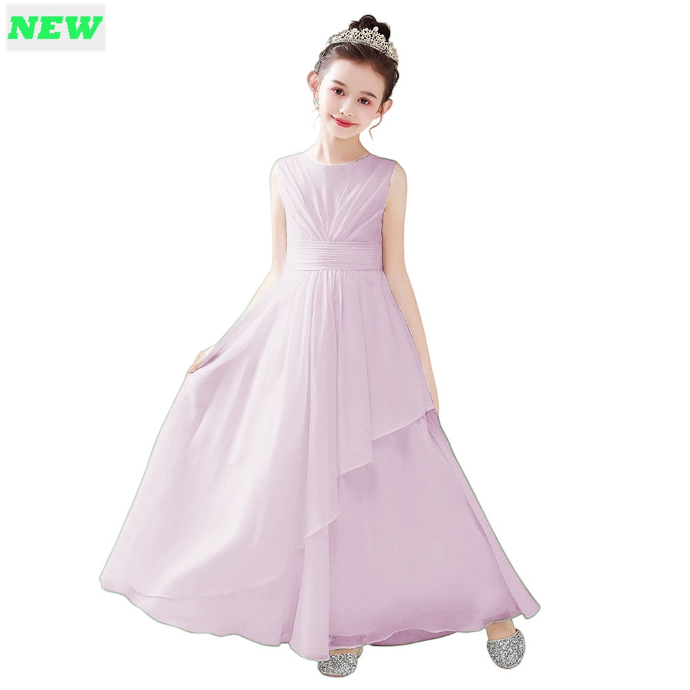 Chiffon Flower Girl Dress