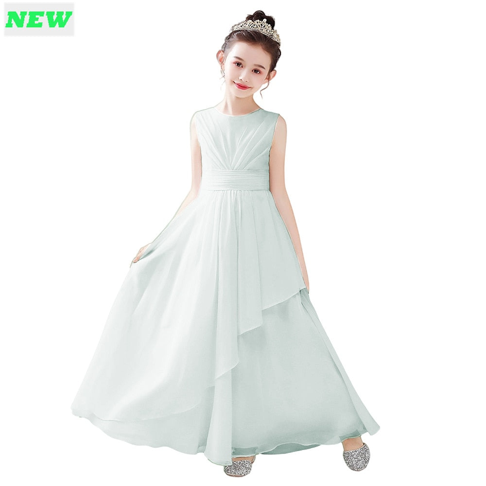 Chiffon Flower Girl Dress