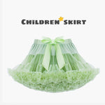 Solid Fluffy Tulle Tutu Skirt