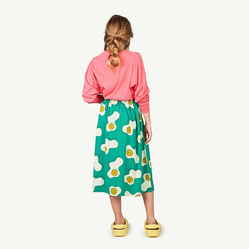 Cartoon Pattern Pleated Skirt