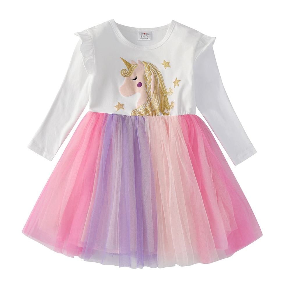 Unicorn Party Princess Dress