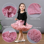 Solid Fluffy Tulle Tutu Skirt