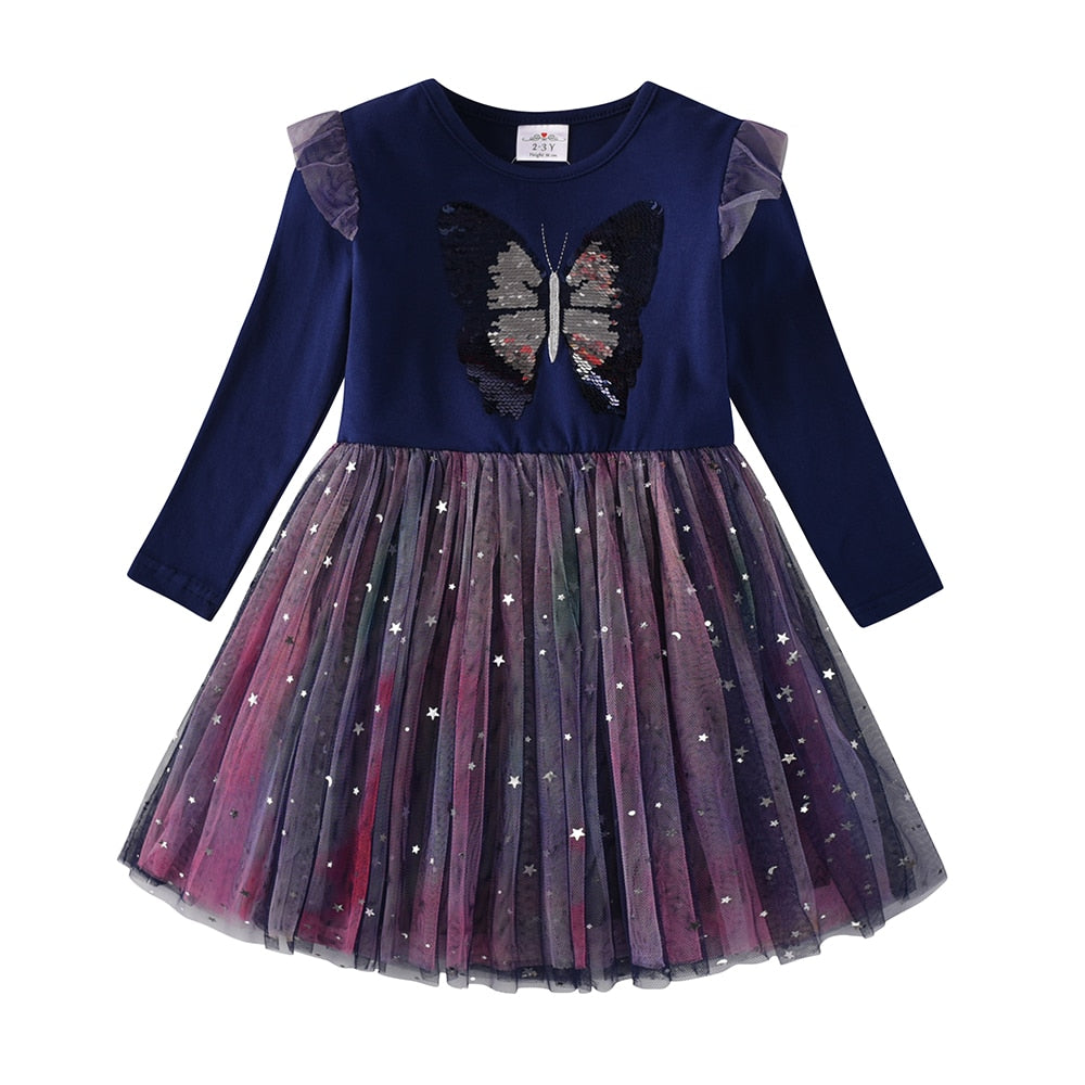 Heart Design Sequins Dress