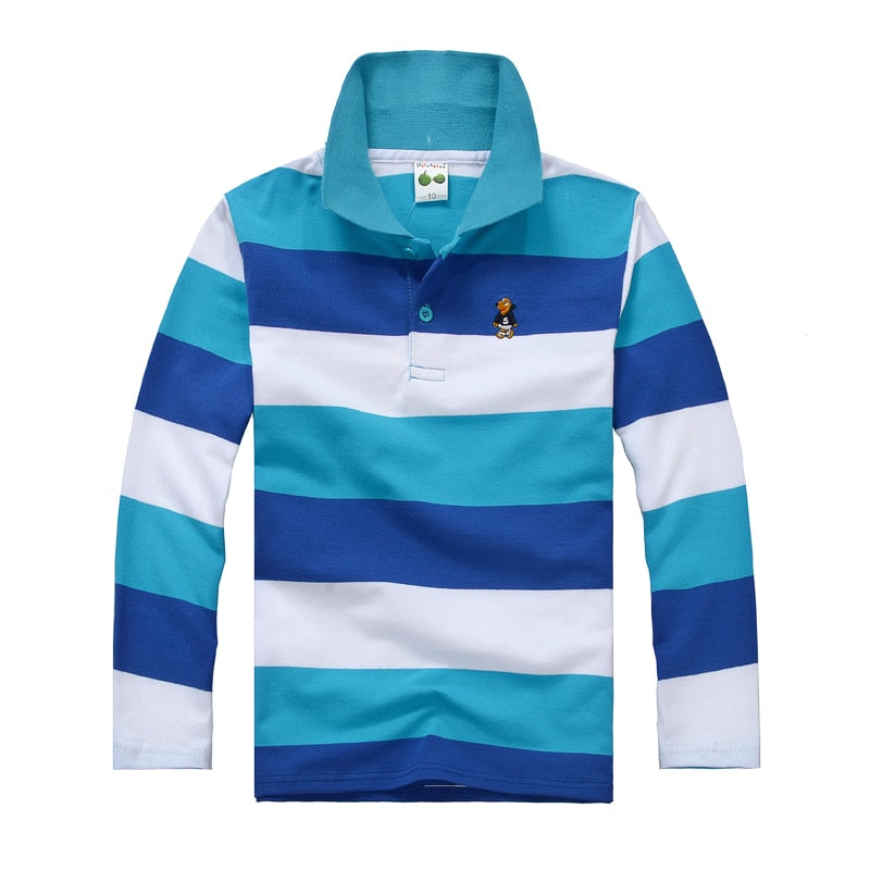 Striped Cotton Long Sleeve T-shirt