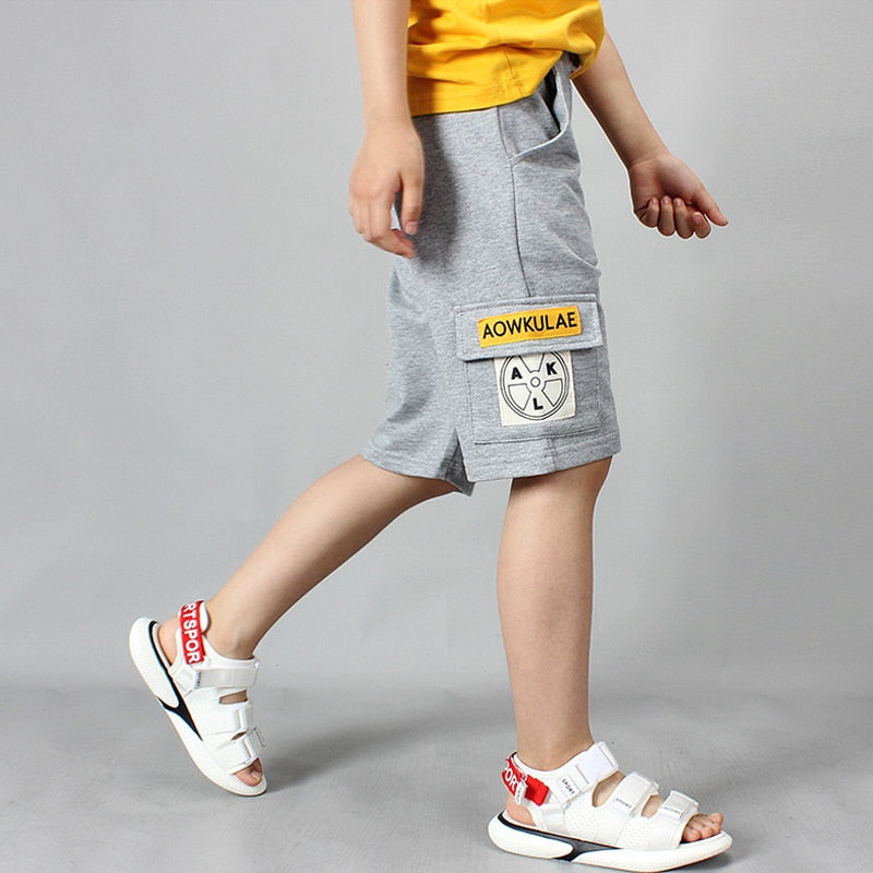 Elastic Waist Cotton Shorts