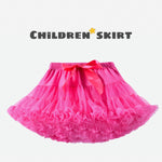 Solid Fluffy Tulle Tutu Skirt