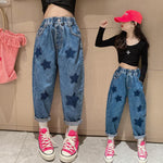 Star Print Jeans