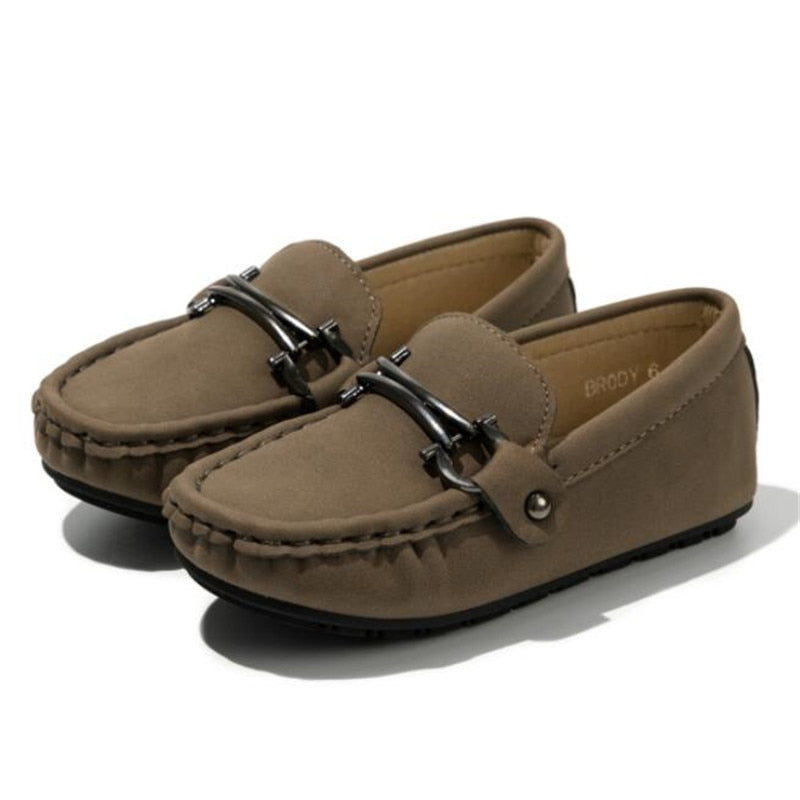 Non Slip Boy Loafers