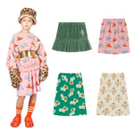 Cartoon Pattern Pleated Skirt