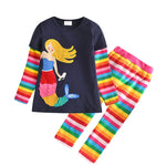 Rainbow Embroidery Clothing Set