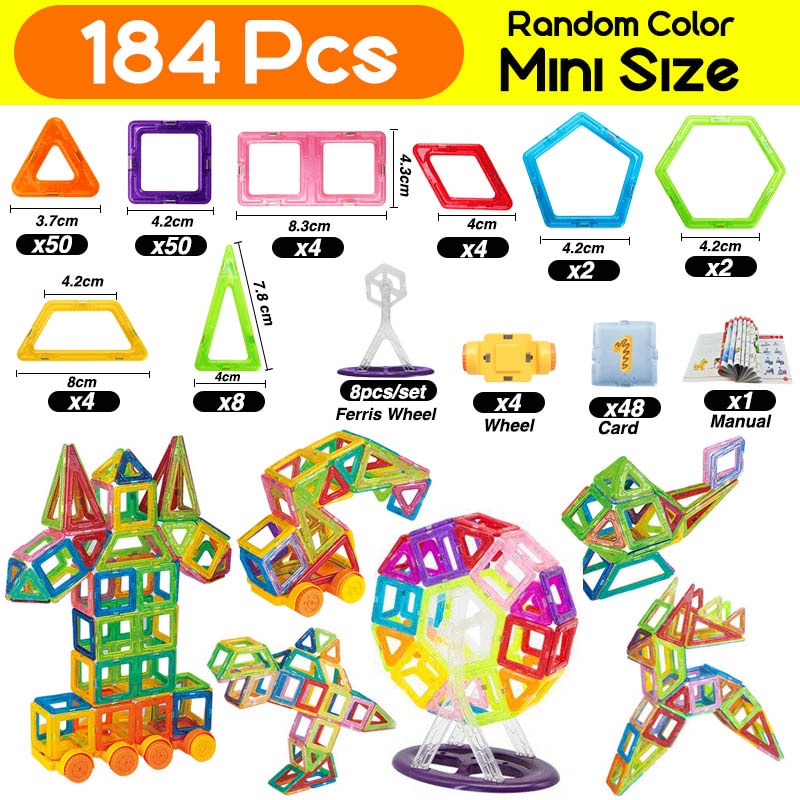 Big Size Magnetic Designer Construction Kit