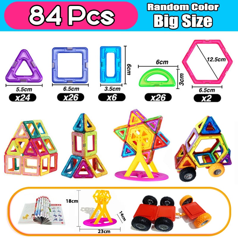 Big Size Magnetic Designer Construction Kit