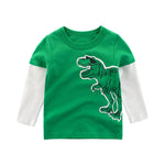 Cartoon Dinosaur Long Sleeve T Shirt