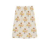 Cartoon Pattern Pleated Skirt