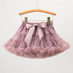 Solid Fluffy Tulle Tutu Skirt