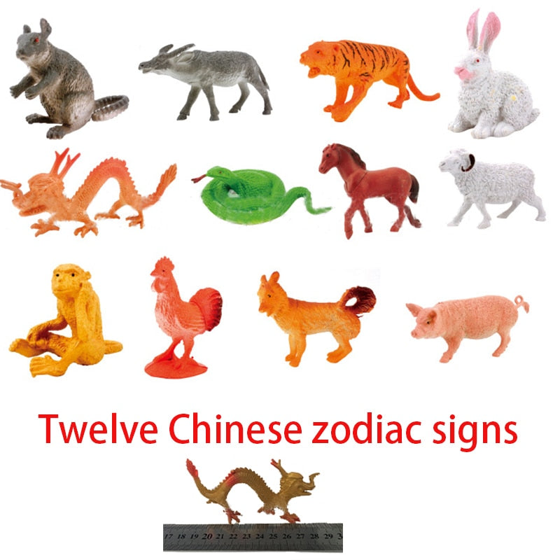 53Pcs/set Animal Toy Simulation