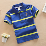 Stripes Short Sleeve Polo Shirt