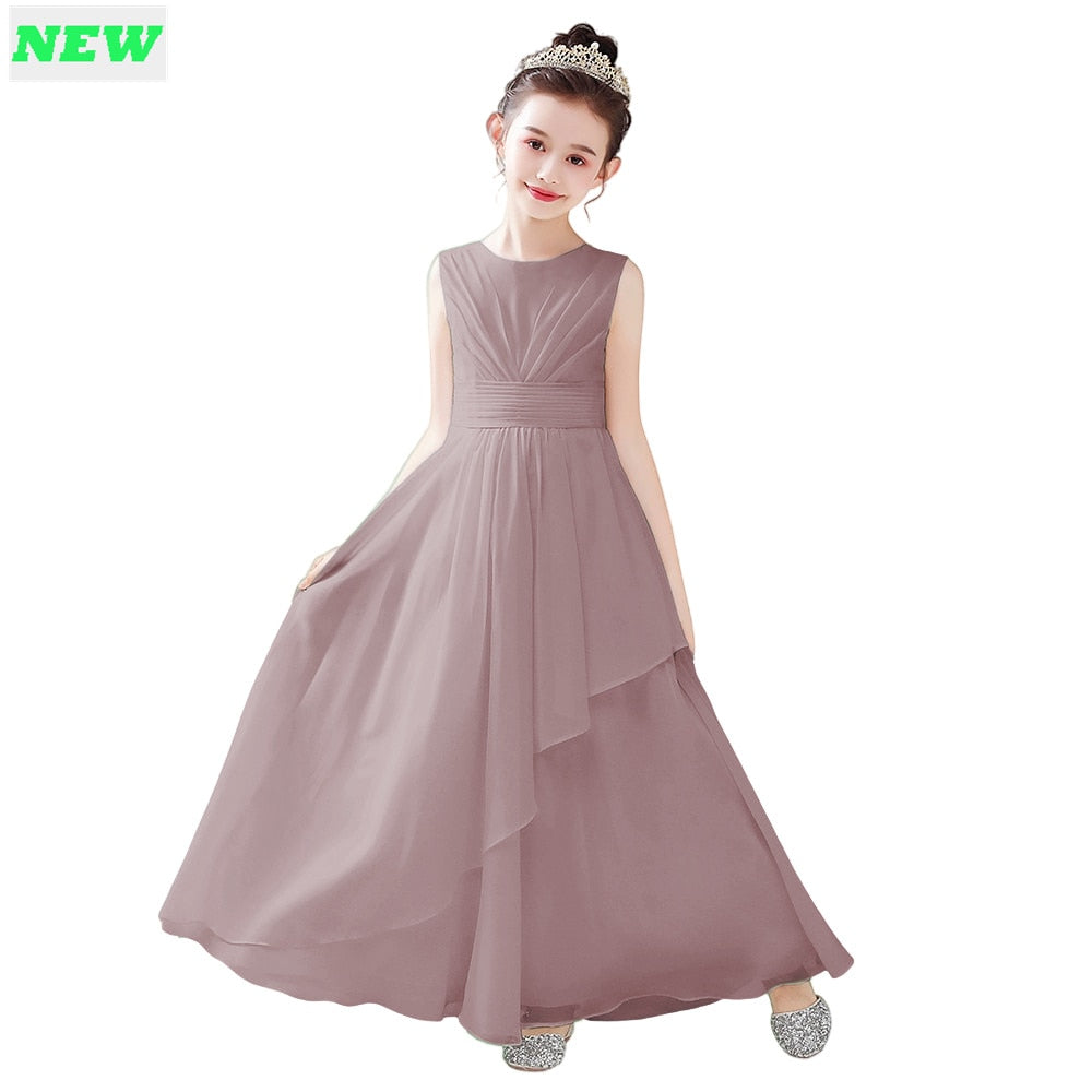 Chiffon Flower Girl Dress