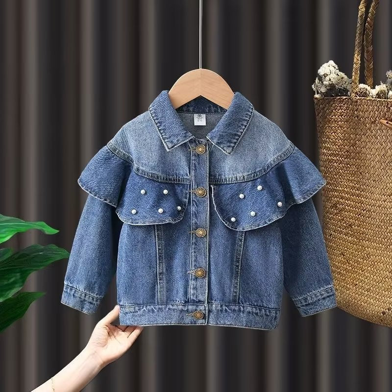 Flower Embroidery Denim Jacket