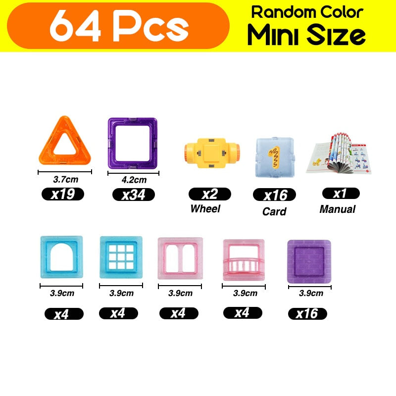 Big Size Magnetic Designer Construction Kit