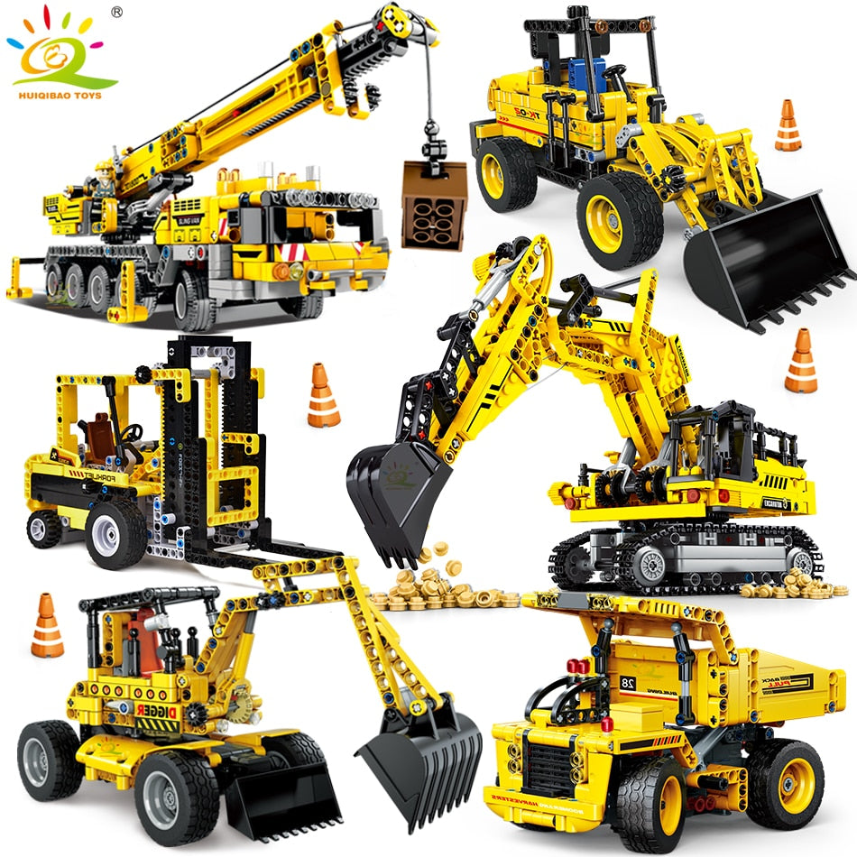 Excavator Bulldozer Toy Car