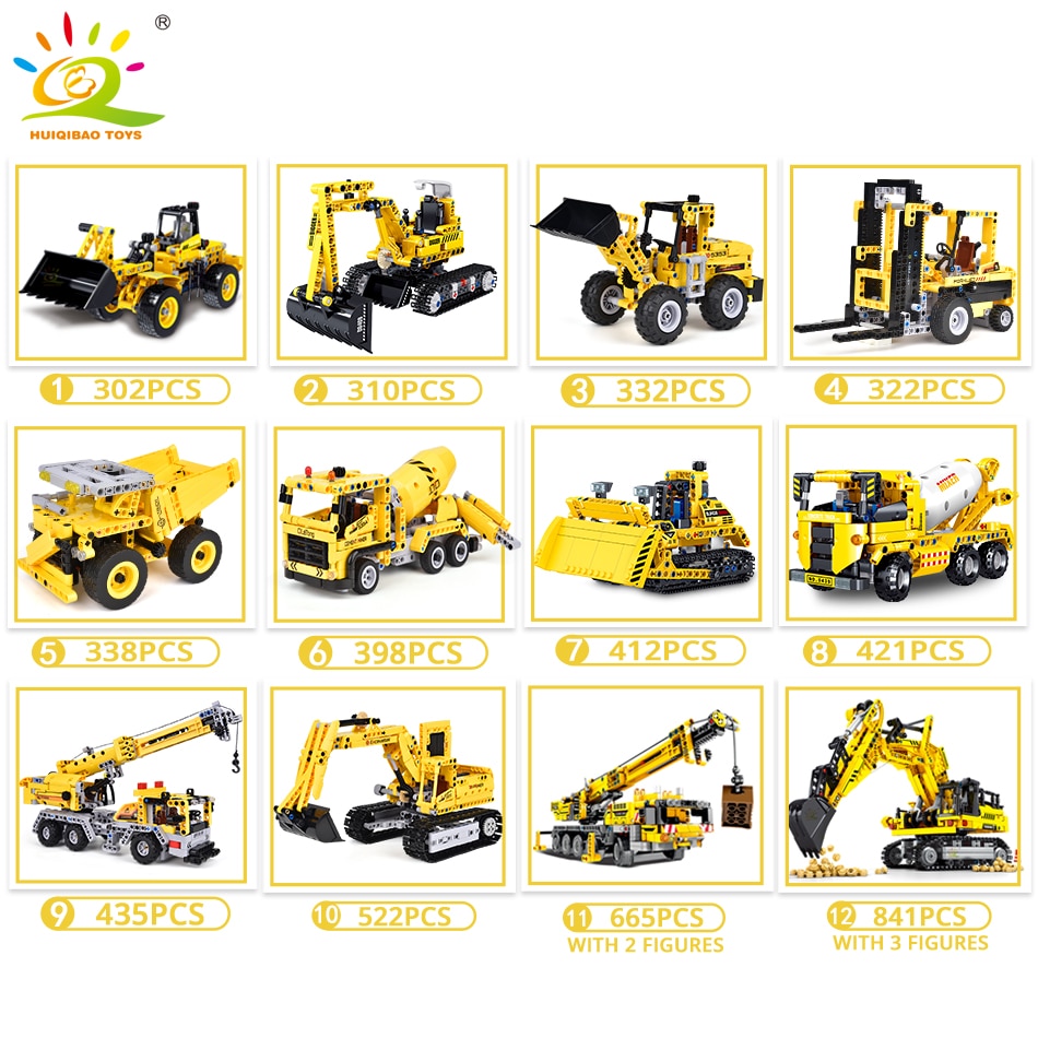 Excavator Bulldozer Toy Car